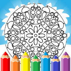 Difficult Coloring Pages Game Image