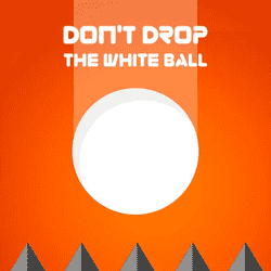 Don't Drop The White Ball Game Image