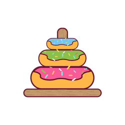 Donuts of Hanoi Game Image