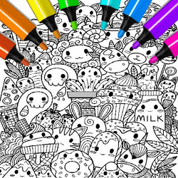 Doodle Coloring Pages Game Image
