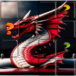 Dragon Memory Match Game Image