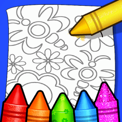Easy Drawings To Color For Kids Game Image