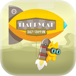 FlappyCat Crazy Steampunk Game Image