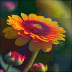 Flower Tile Block Puzzle Game Image