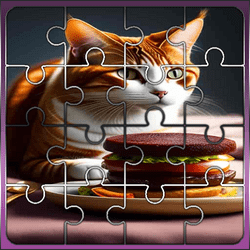 Hamburger Jigsaw Rush Game Image