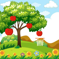 Hoops & Fruits Game Image