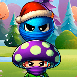 Joyful Ball Bounce Mushroom Magic Adventure Game Image