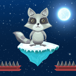 Jumping Raccoon Game Image