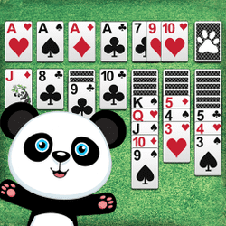 Klondike Solitaire Panda Game Image