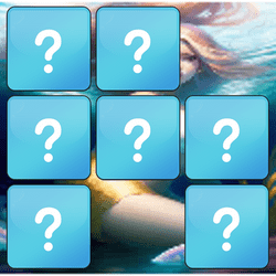 Mermaids Memory Match Game Image