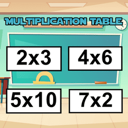 Multiplication Table Game Image