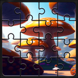 Mushrooms Jigsaw Game Image