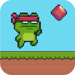 Ninja Frog Adventure Game Image