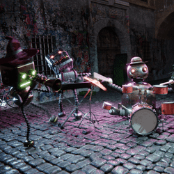 Robot Band Game Image