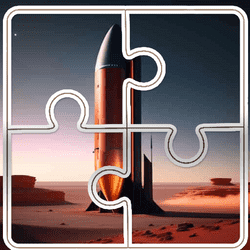 Rocket Jigsaw Picture Puzzle Game Image