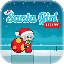 Santa Girl Running Game Image
