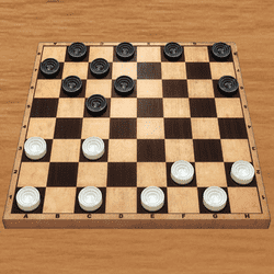 Simple Checkers Game Image