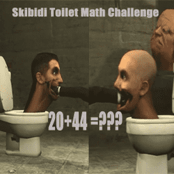 Skibidi Toilet Math challenge Game Image