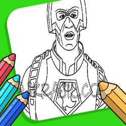 Suicide Squad Coloring Games Game Image