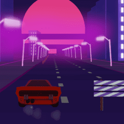 Synth Racer Game Image