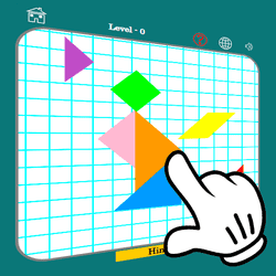 Tangram Collect the cat Game Image