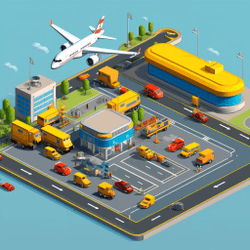 Taxi Empire - Airport Tycoon Game Image