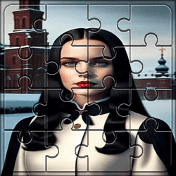The Addams Family Perfect Fit Jigsaw Game Image