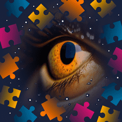The Black-Eyed Tile Block Puzzle Game Image