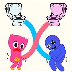 Toilet Race - Alphabet Lore Game Image