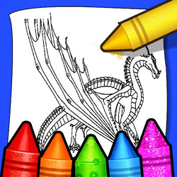 Wings of Fire Coloring Books Game Image