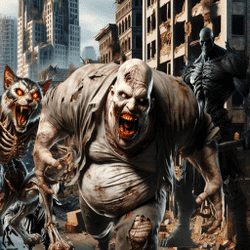 Zombie Siege Commando Warfare Game Image