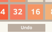 2048 With Undo Game Image