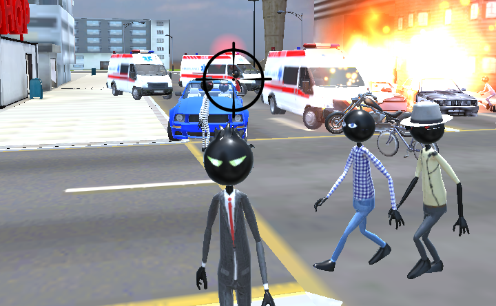 Amazing Crime Strange Stickman Game Image