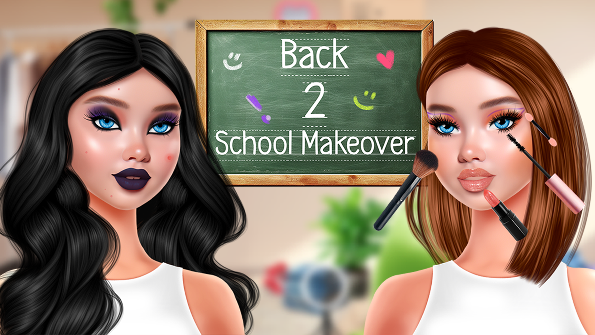 Back 2 School Makeover Game Image