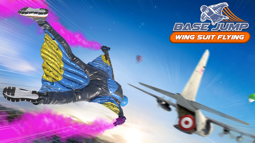 Base Jump Wing Suit Flying Game Image