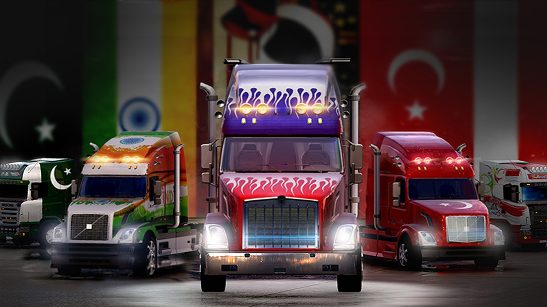 Big Euro Truck Driving Game Image