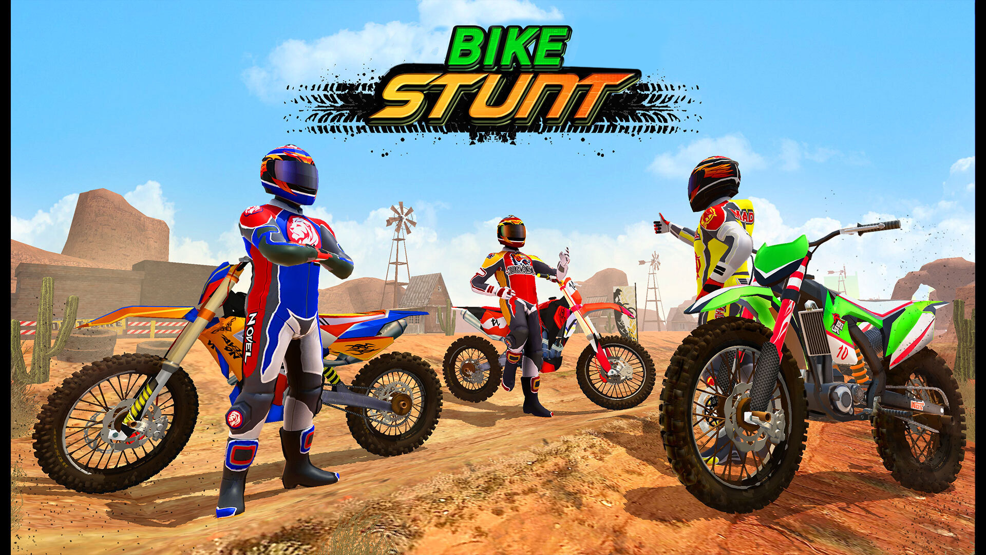 Bike Stunts Race Bike Games 3D Game Image