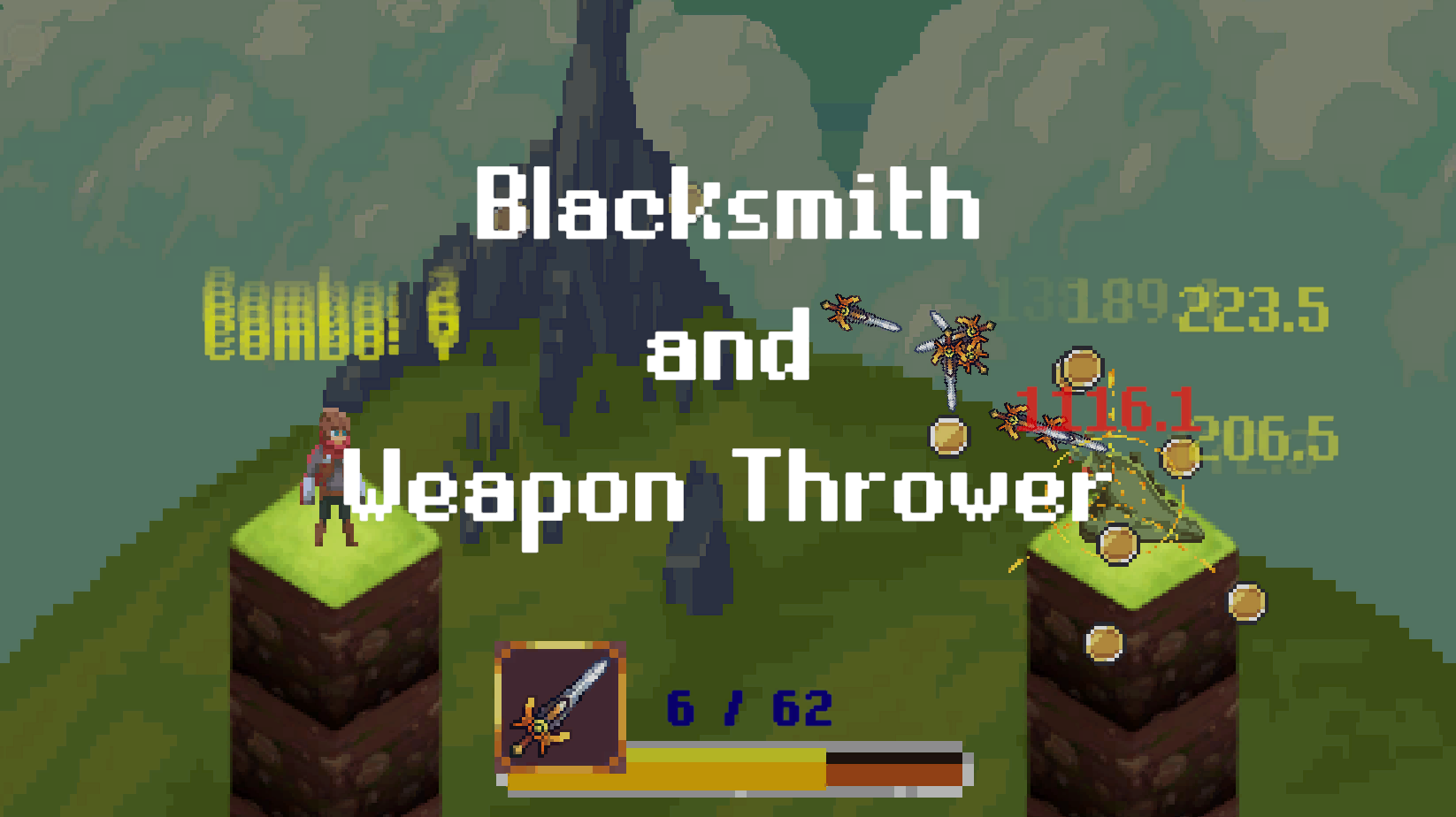 Blacksmith and Weapon Thrower Game Image