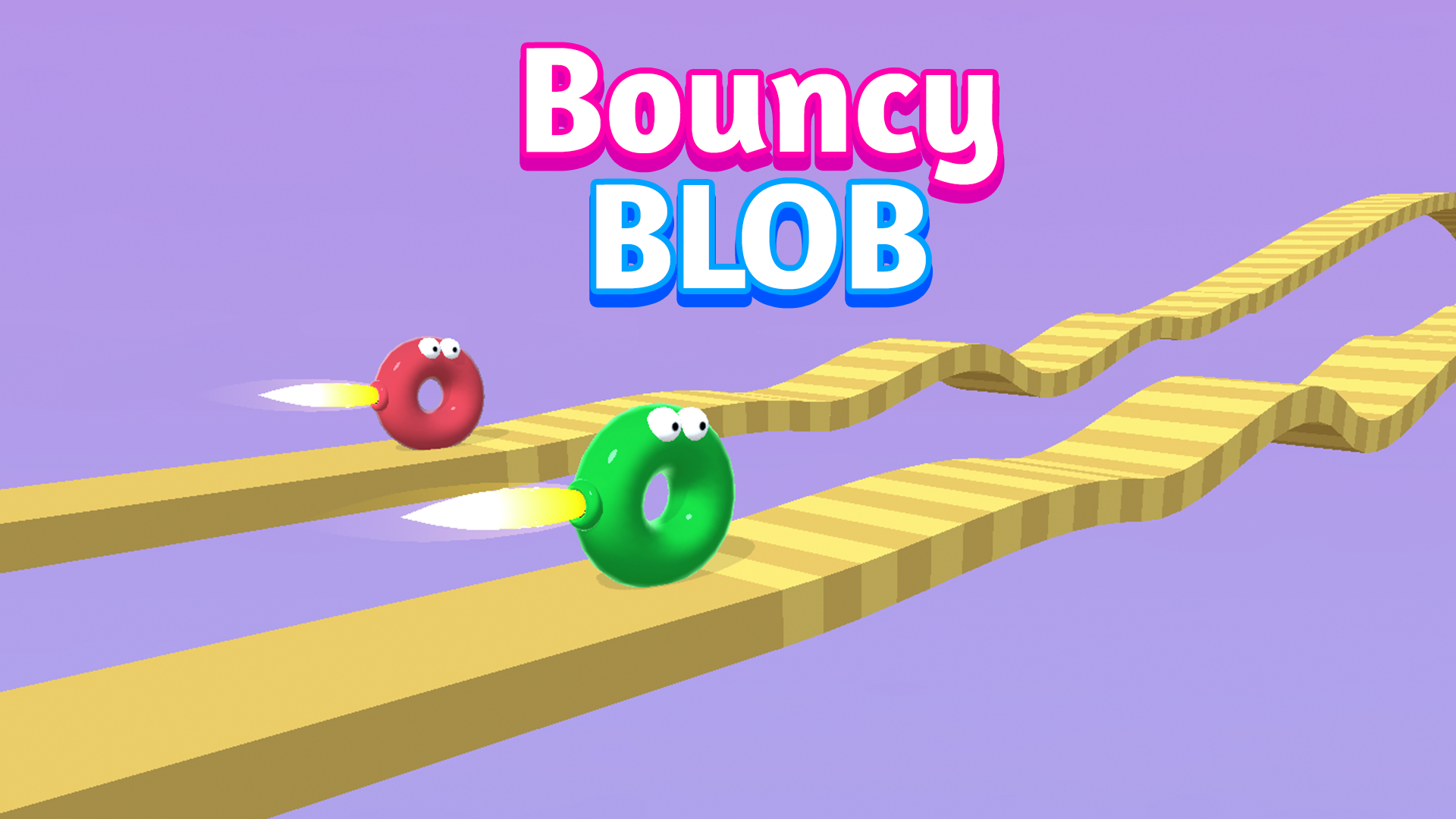 Bouncy Blob Race: Obstacle Course Game Image