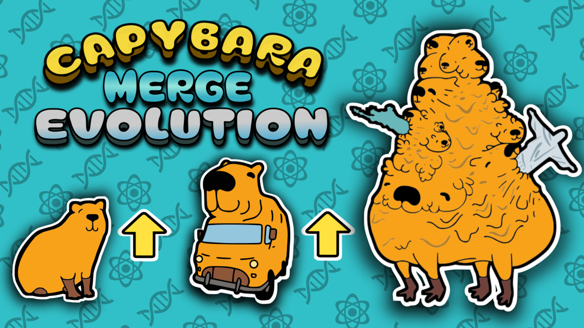 Capybara Merge Evolution Game Image