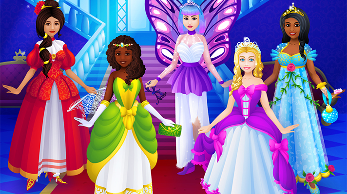 Cinderella Dress Up Girl Game Image