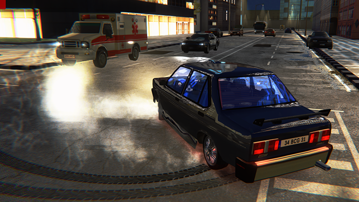 City Classic Car Driving: 131 Game Image