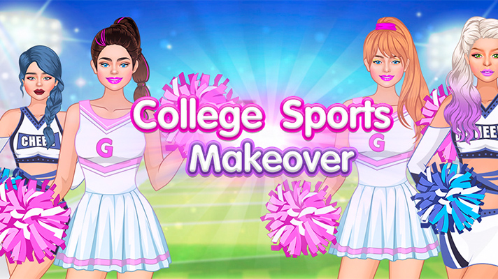 College Sport Team Makeover Game Image