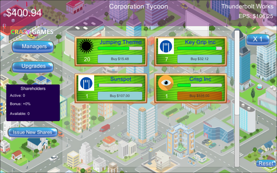 Corporation Tycoon Game Image