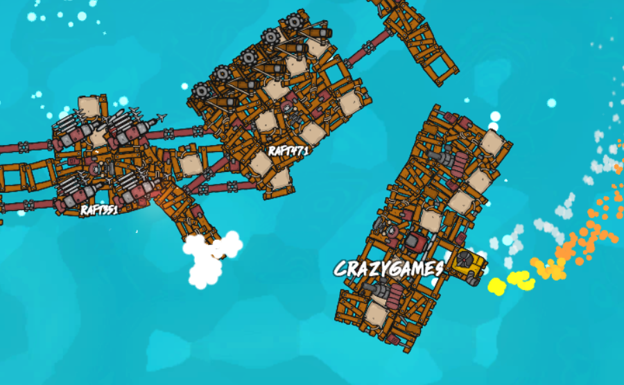 Craft Raft Battle (.io) Game Image