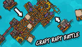 Craft Raft Battle Game Image