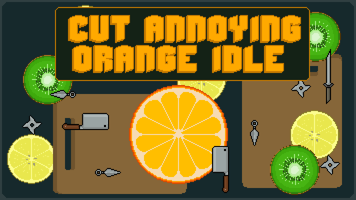 Cut Annoying Orange Idle Game Image