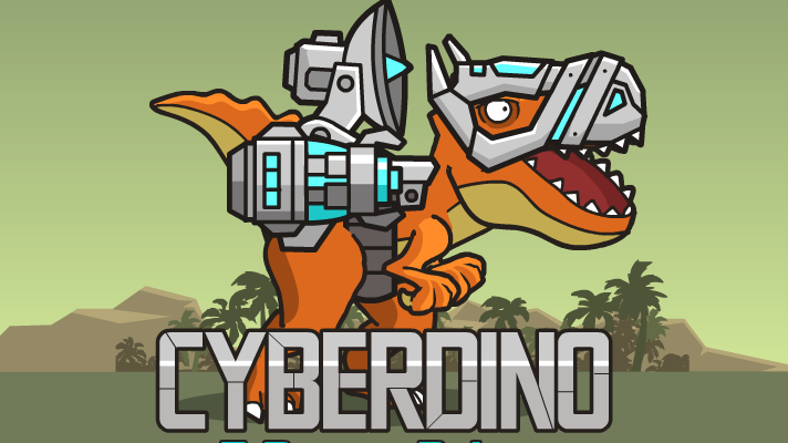 CyberDino: T-Rex vs Robots Game Image