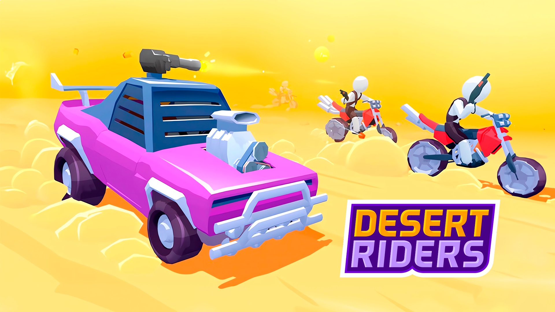 Desert Riders: Car Battle Game Game Image