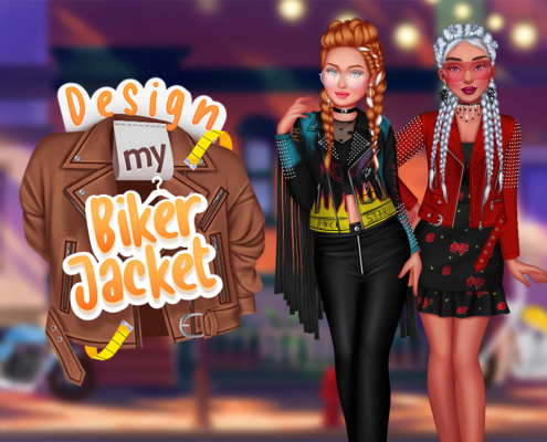 Design My Biker Jacket Game Image